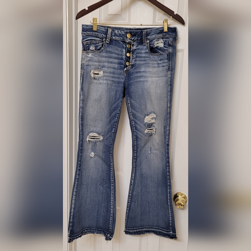 American Eagle Boho Artist 10 short bootcut